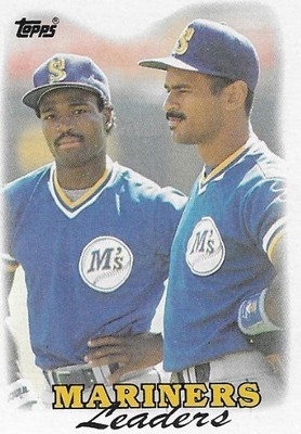Reynolds, Harold / 1988 Seattle Mariners | Topps #519 | With Phil Bradley