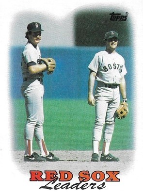 Boggs, Wade / 1988 Boston Red Sox / Topps #21 / with Spike Owen