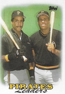 Bonds, Barry / 1988 Pittsburgh Pirates / Topps #231 / with Bobby Bonilla