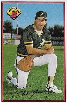 Hassey, Ron / 1989 Oakland Athletics | Bowman #194