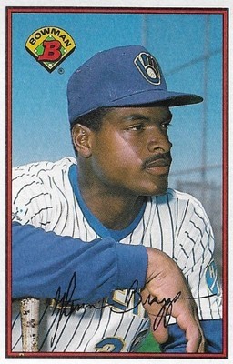 Braggs, Glenn / 1989 Milwaukee Brewers | Bowman #145