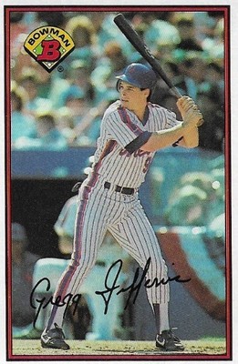 Jefferies, Gregg / 1989 New York Mets | Bowman #381