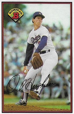 Hershiser, Orel / 1989 Los Angeles Dodgers | Bowman #341