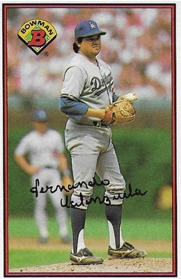Valenzuela, Fernando / 1989 Los Angeles Dodgers | Bowman #337