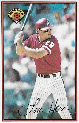 Herr, Tom / 1989 Philadelphia Phillies / Bowman #403