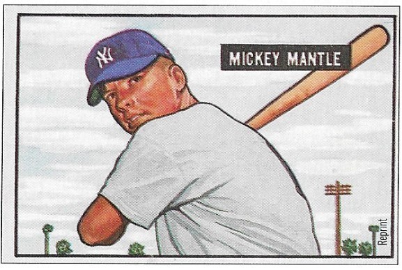Mantle, Mickey / 1951 New York Yankees / Bowman #No Number