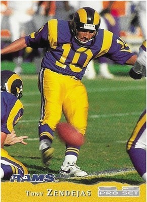 Zendejas, Tony / 1993 Los Angeles Rams / Pro Set #230