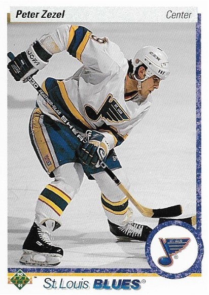 Zezel, Peter / 1990-91 St. Louis Blues / Upper Deck #17
