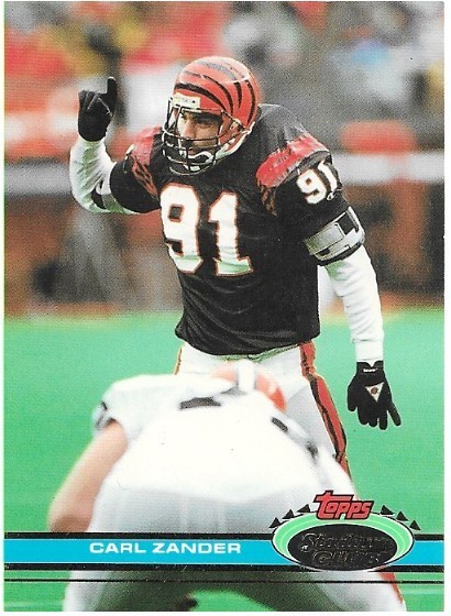 Zander, Carl / 1991 Cincinnati Bengals / Stadium Club #196