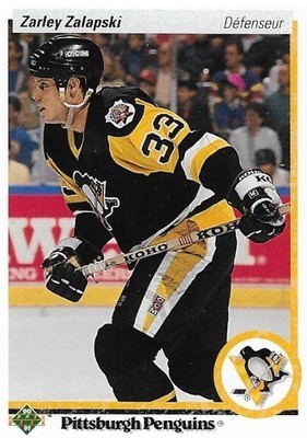 Zalapski, Zarley / 1990-91 Pittsburgh Penguins / Upper Deck #33 - French