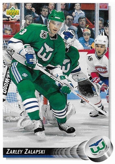 Zalapski, Zarley / 1992-93 Hartford Whalers / Upper Deck #316