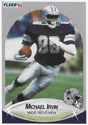 Irvin, Michael / 1990 Dallas Cowboys / Fleer #389