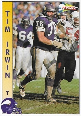 Irwin, Tim / 1992 Minnesota Vikings / Pacific #509