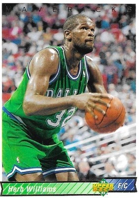 Williams, Herb / 1992-93 Dallas Mavericks / Upper Deck #213
