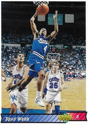 Webb, Spud / 1992-93 Sacramento Kings / Upper Deck #96
