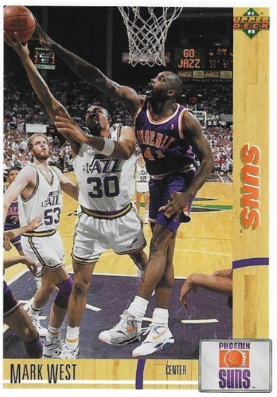 West, Mark / 1991-92 Phoenix Suns / Upper Deck #115