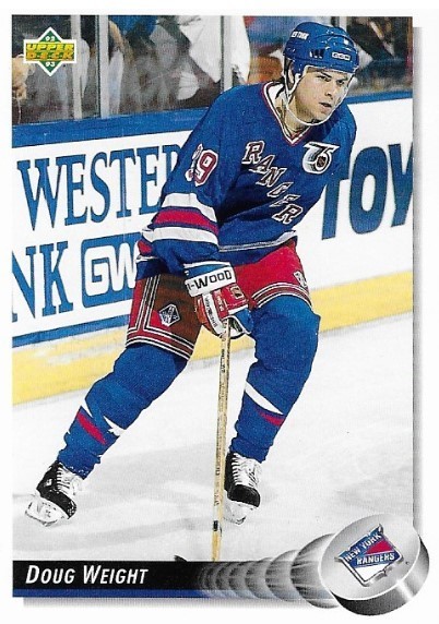 Weight, Doug / 1992-93 New York Rangers / Upper Deck #279