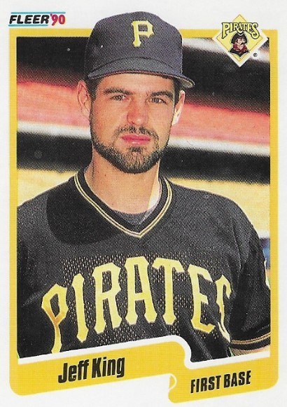 King, Jeff / 1990 Pittsburgh Pirates / Fleer #469