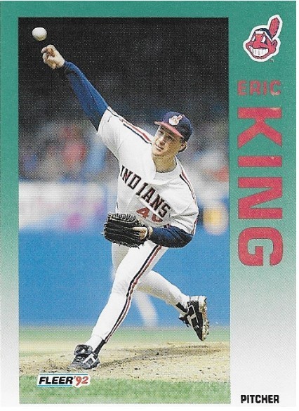 King, Eric / 1992 Cleveland Indians / Fleer #115