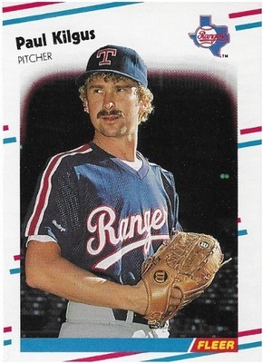 Kilgus, Paul / 1988 Texas Rangers / Fleer #471