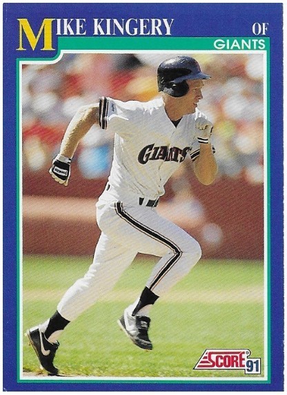 Kingery, Mike / 1991 San Francisco Giants / Score #547