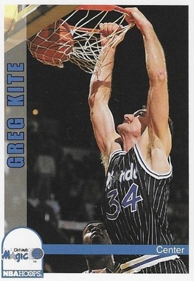 Kite, Greg / 1992-93 Orlando Magic / Hoops #441