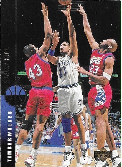 King, Stacey / 1994-95 Minnesota Timberwolves / Upper Deck #152