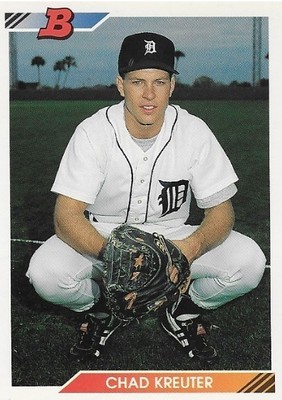 Kreuter, Chad / 1992 Detroit Tigers / Bowman #515