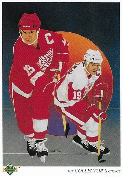 Yzerman, Steve / 1990-91 Detroit Red Wings / Upper Deck #303