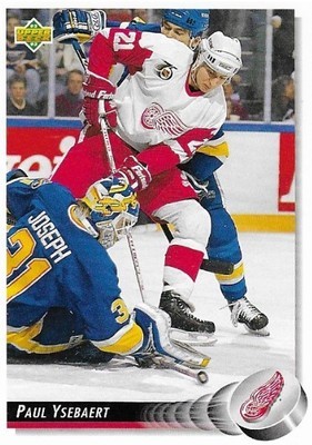 Ysebaert, Paul / 1992-93 Detroit Red Wings / Upper Deck #176