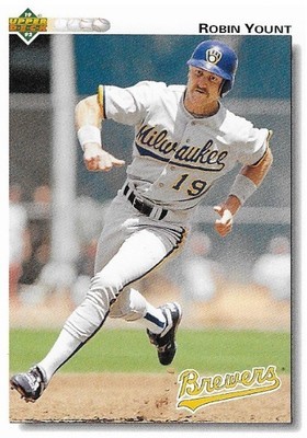 Yount, Robin / 1992 Milwaukee Brewers / Upper Deck #456