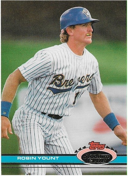 Yount, Robin / 1991 Milwaukee Brewers / Stadium Club #509