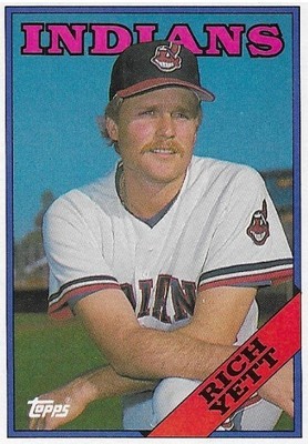 Yett, Rich / 1988 Cleveland Indians / Topps #531