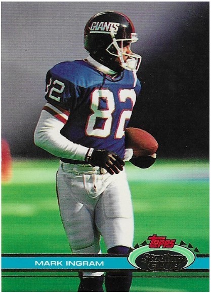 Ingram, Mark / 1991 New York Giants / Stadium Club #325