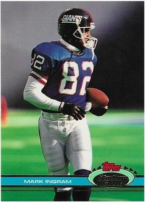 Ingram, Mark / 1991 New York Giants / Stadium Club #325
