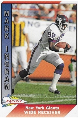 Ingram, Mark / 1991 New York Giants / Pacific #360