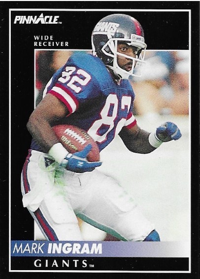 Ingram, Mark / 1992 New York Giants / Pinnacle #84