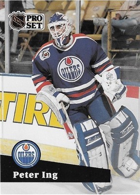 Ing, Peter / 1991-92 Edmonton Oilers / Pro Set #388