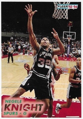 Knight, Negele / 1993-94 San Antonio Spurs / Fleer #377