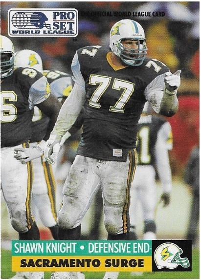 Knight, Shawn / 1991 Sacramento Surge / Pro Set #29