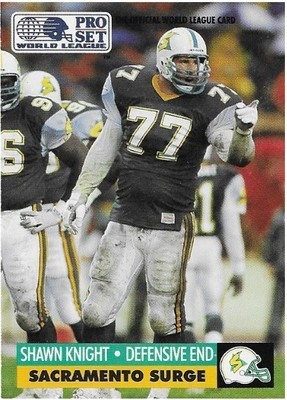 Knight, Shawn / 1991 Sacramento Surge / Pro Set #29