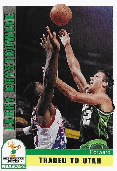 Krystkowiak, Larry / 1992-93 Milwaukee Bucks / Hoops #129