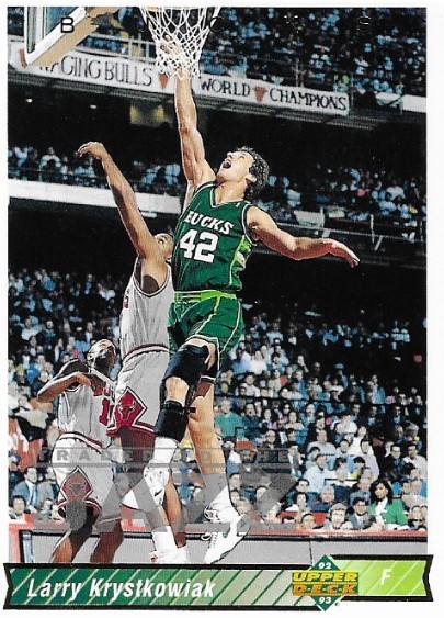 Krystkowiak, Larry / Milwaukee Bucks | Upper Deck #72 | Basketball Trading Card | 1992-93