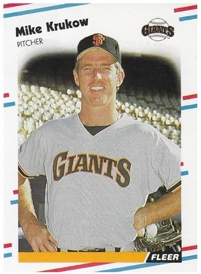 Krukow, Mike / 1988 San Francisco Giants / Fleer #85