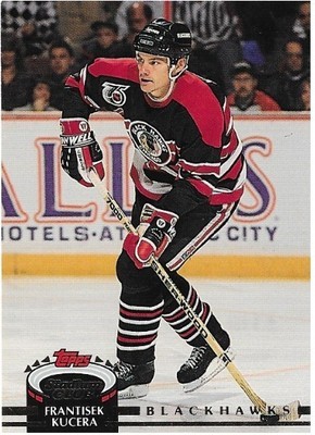 Kucera, Frantisek / 1992-93 Chicago Blackhawks / Stadium Club #438