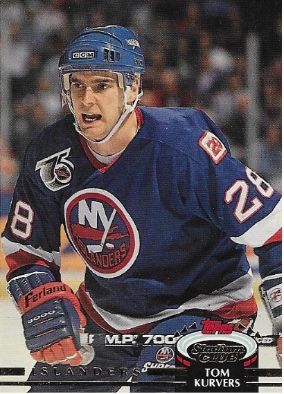 Kurvers, Tom / 1992-93 New York Islanders / Stadium Club #409