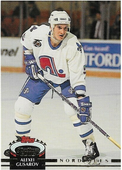 Gusarov, Alexei / 1992-93 Quebec Nordiques / Stadium Club #451