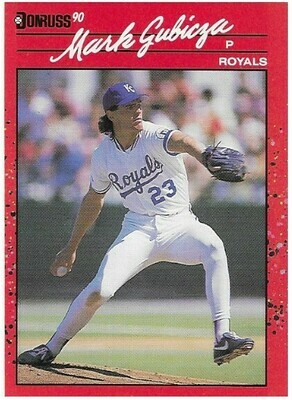 Gubicza, Mark / 1990 Kansas City Royals / Donruss #204