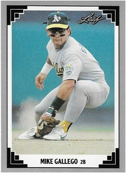 Gallego, Mike / 1991 Oakland Athletics / Leaf #78