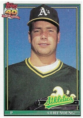 Young, Curt / 1991 Oakland Athletics / Topps #473
